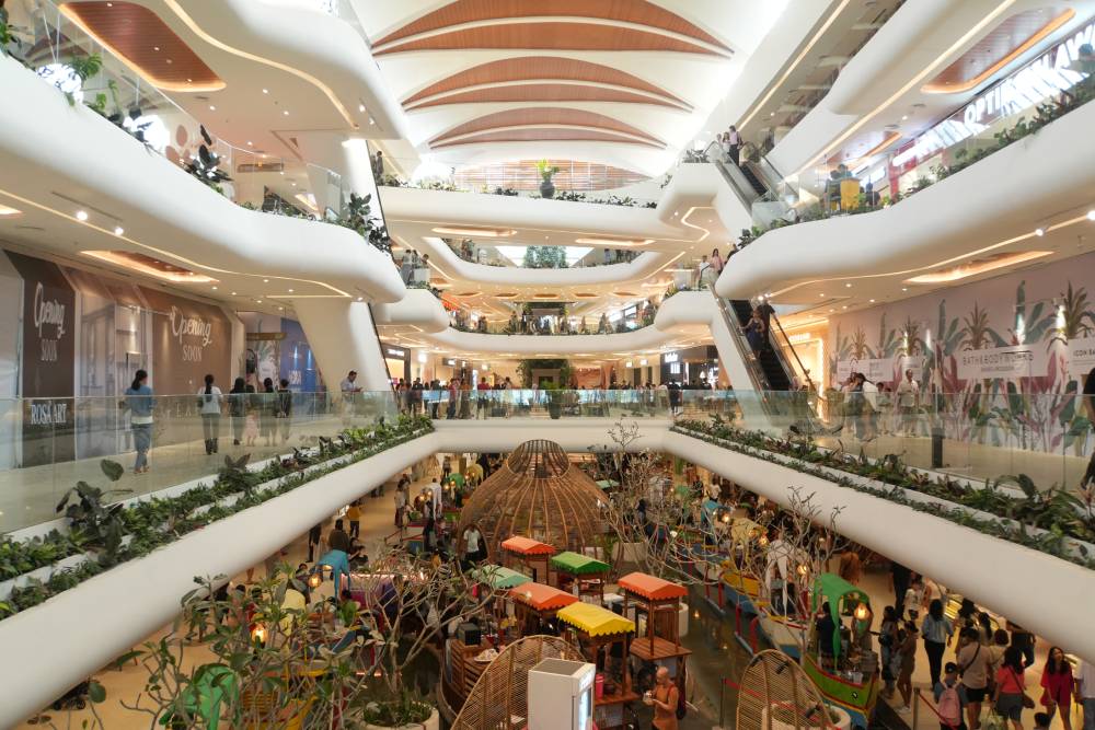 Interior of Icon Bali Mall in Sanur, Bali