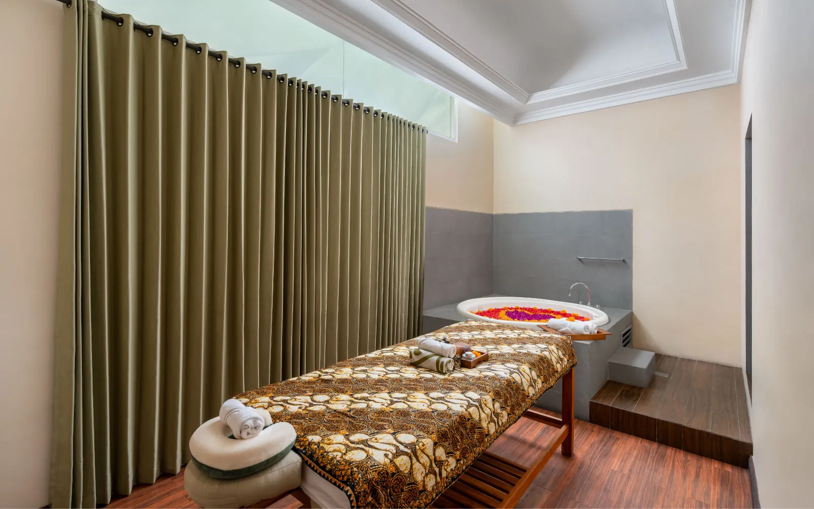 Massage room at Maison Aurelia