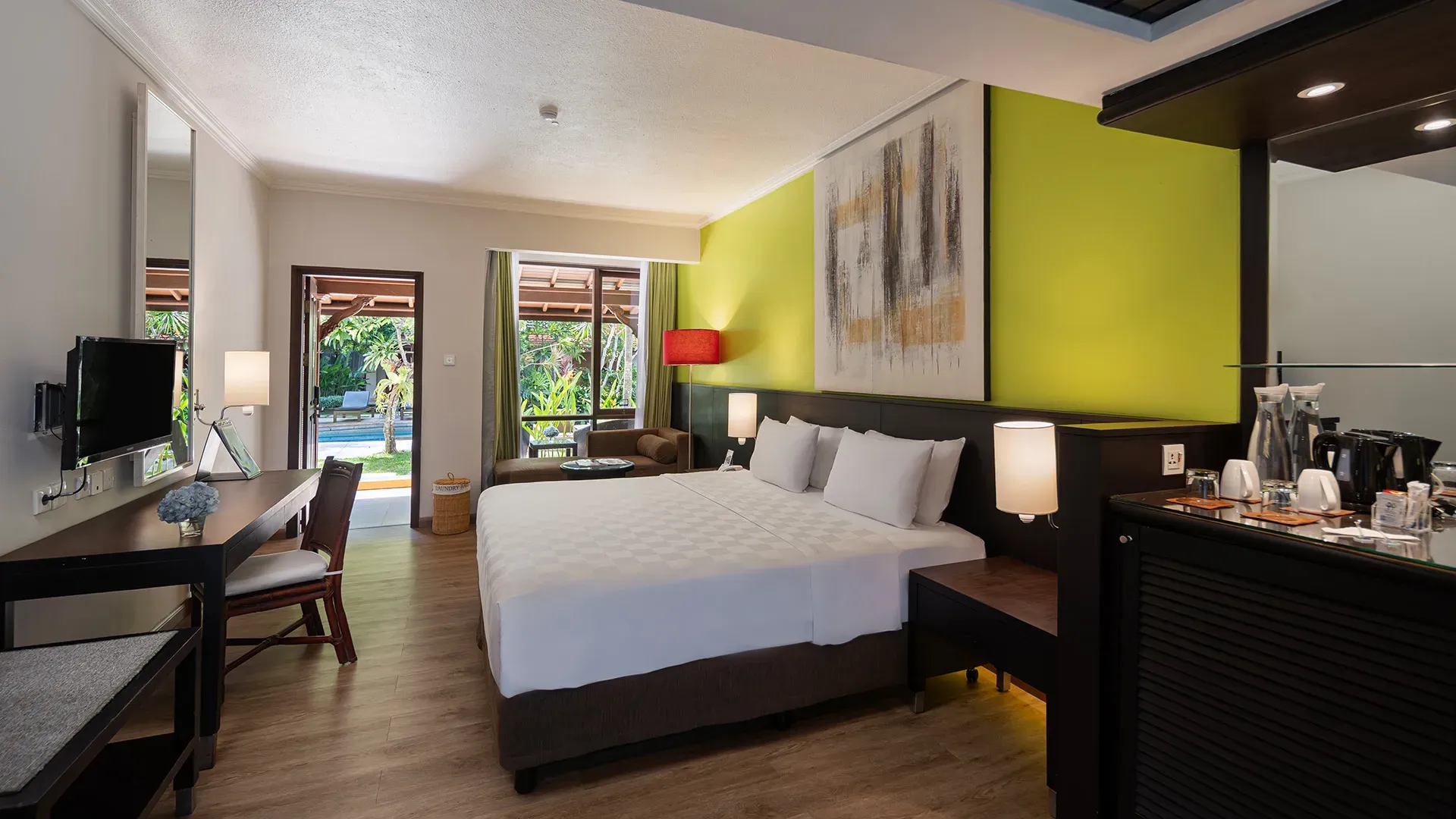 Courtyard room at Prime Plaza Hotel Sanur